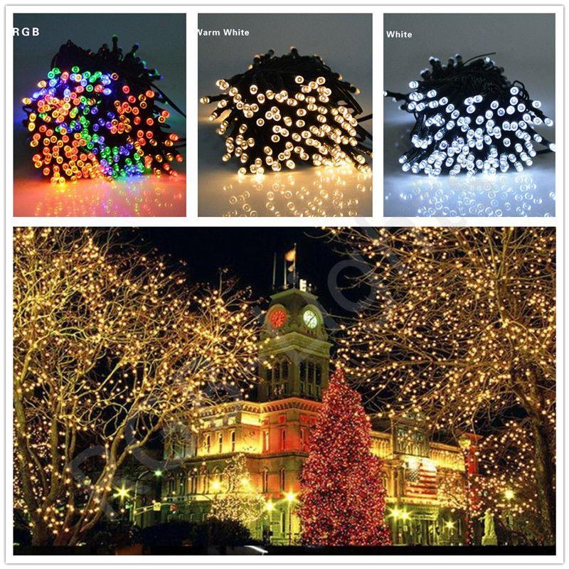 100/200 LED Solar Power Fairy Garden Lights String Outdoor Party