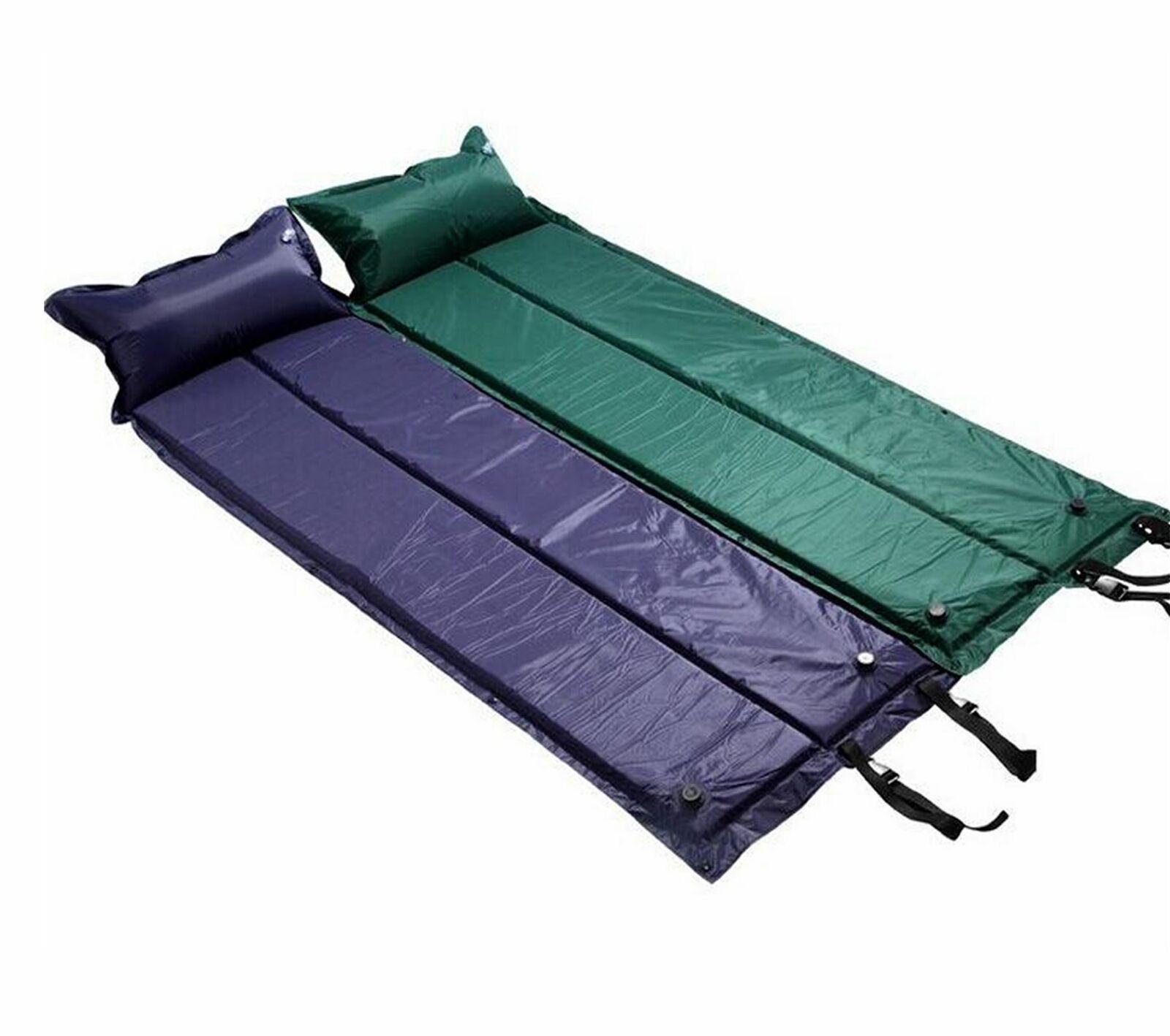 Inflatable Pillow Bed Sleeping Mattress With Bag - Buyerempire