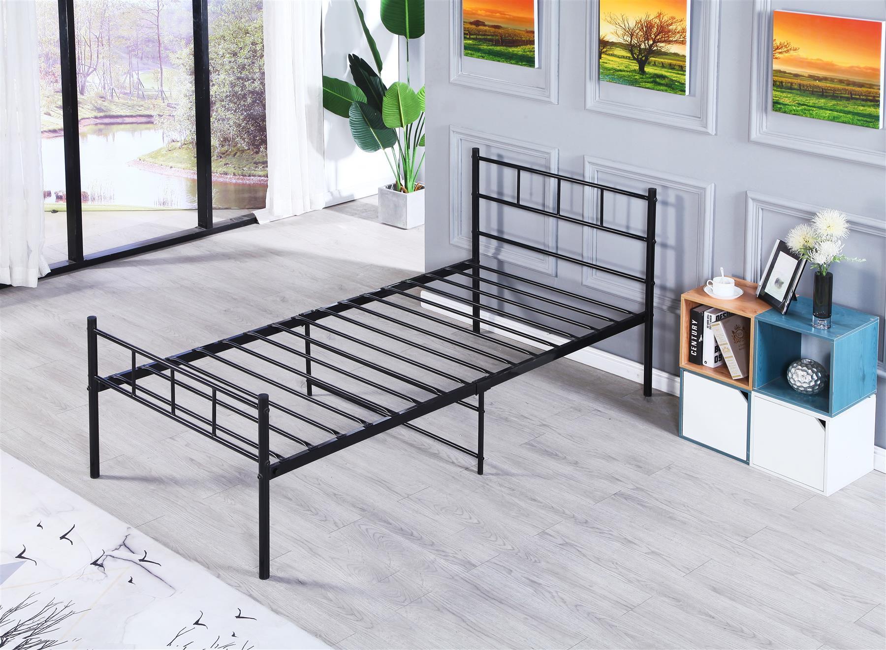 Modern Design Metal Bed Frame with Headboard and Footboard In All Sizes Buyerempire